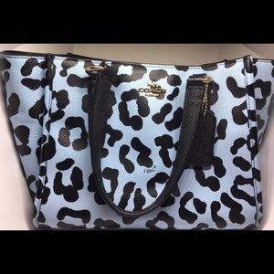 Pale Blue Coach Cross Body Rare Color